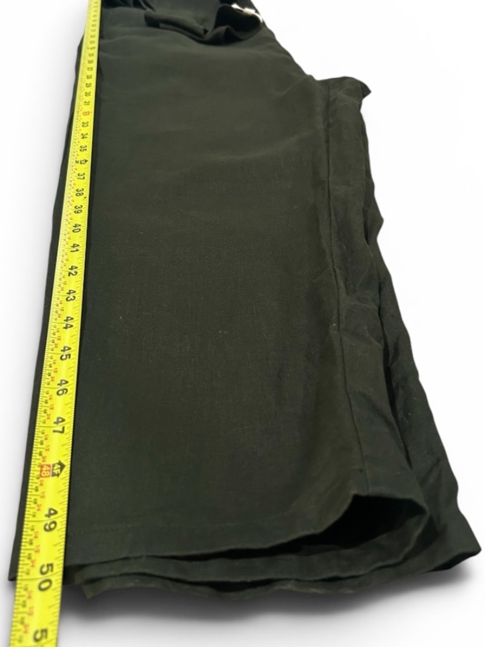 Eileen Fisher Organic Linen Jumpsuit Front Zip Sleeveless Size Small In Green - Picture 14 of 14